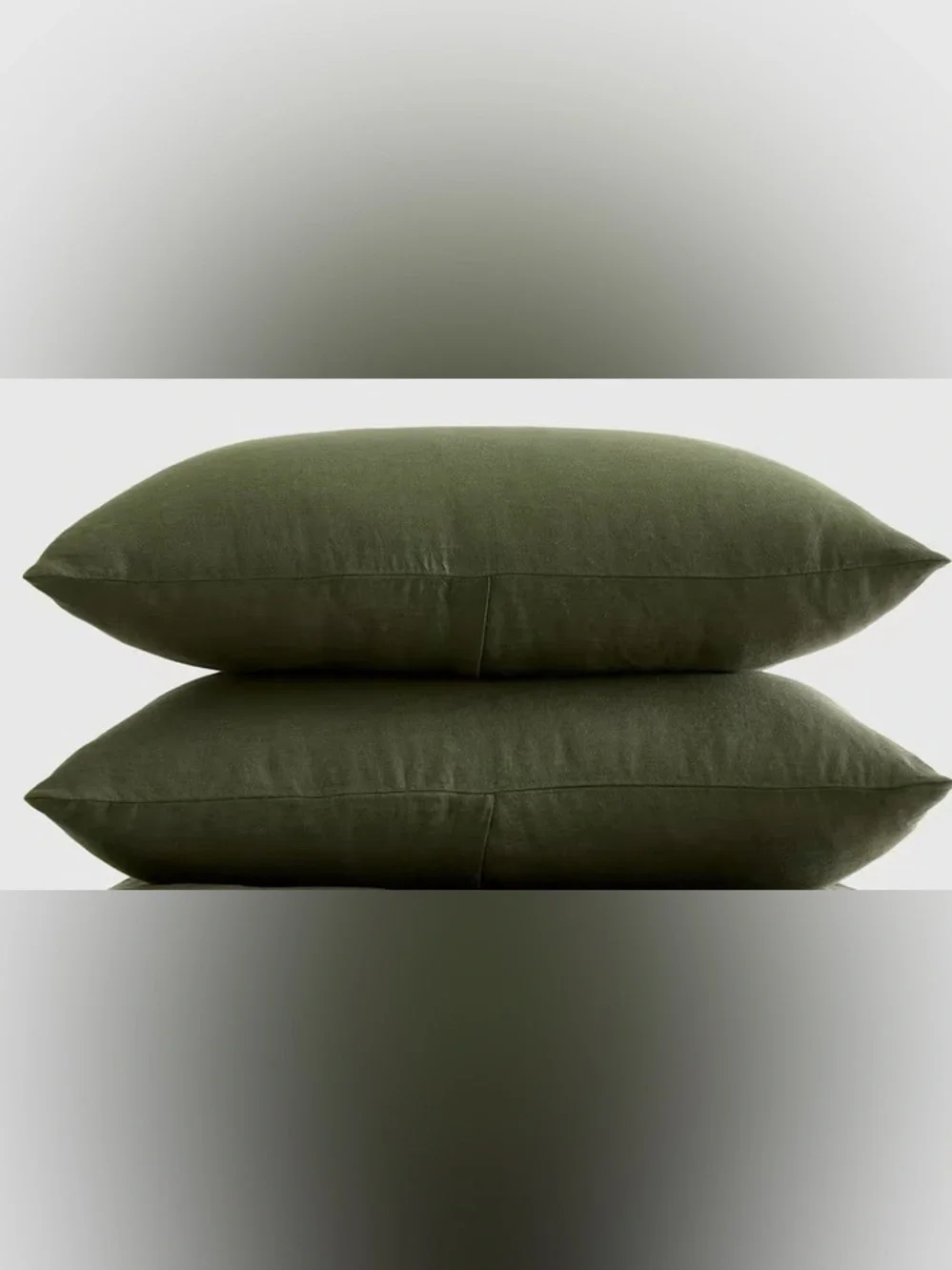 BRAND NEW Quince European Linen Sham Set, Standard (Limited Edition Pine)